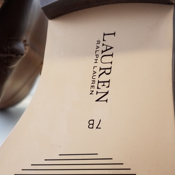 Ralph Lauren Bernadine Leather Boot Size 7 - Picture 4 of 8